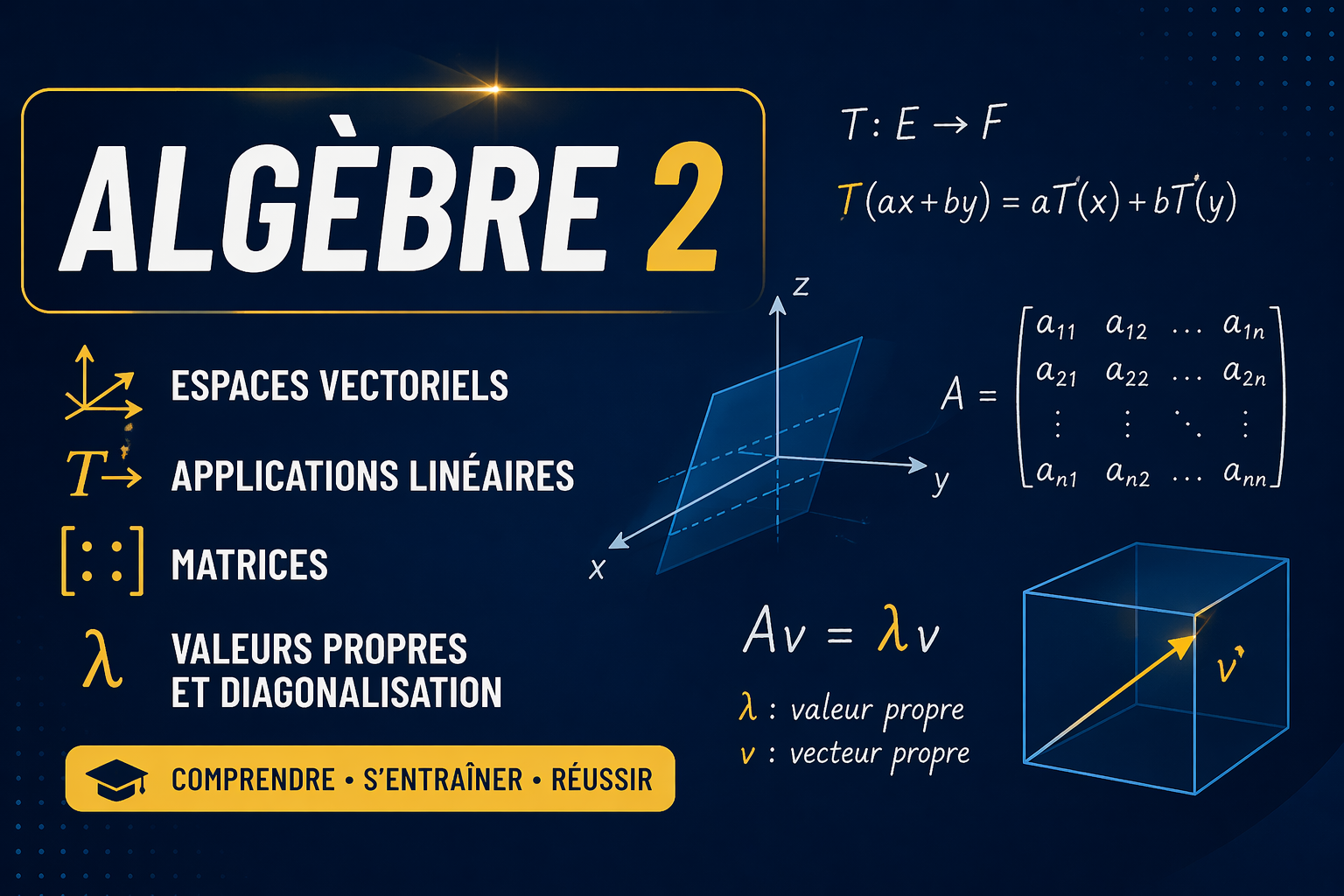 Algèbre 2 : Matrices & Systèmes Linéaires
