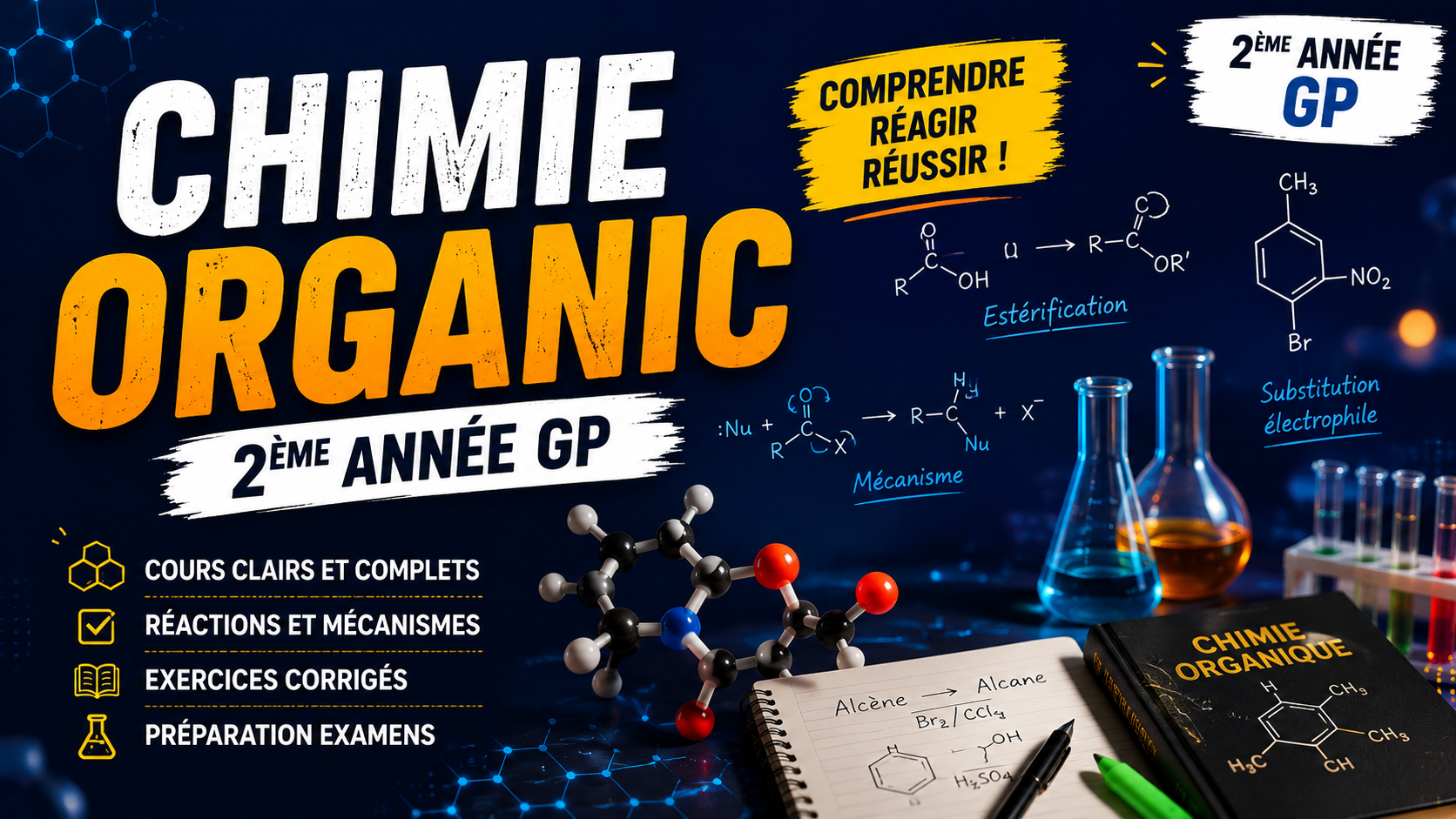 دورة جديدة( 2eme annee Gp ) CHIMIE ORGANIC